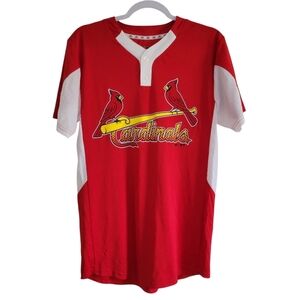 NWOT Majestic St. Louis Cardinals Coolbase Red Jersey Top S‎